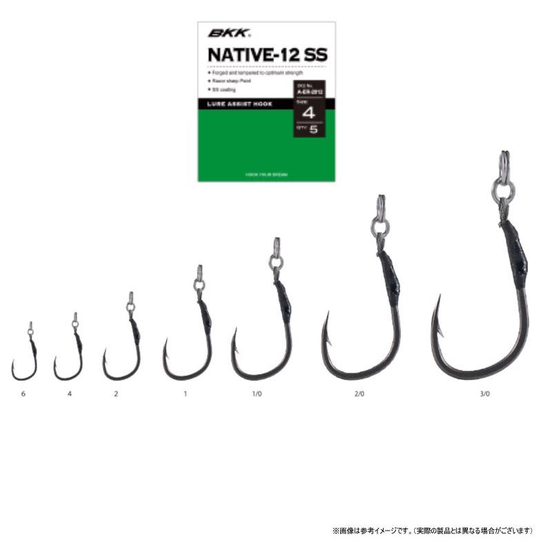 ○BKK シングルフック NATIVE-12 SS 【メール便配送可】 【まとめ送料