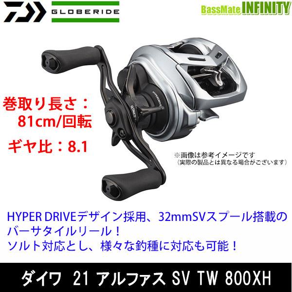 ●ダイワ　21 アルファス SV TW 800XH（右ハンドル） 【まとめ送料割】