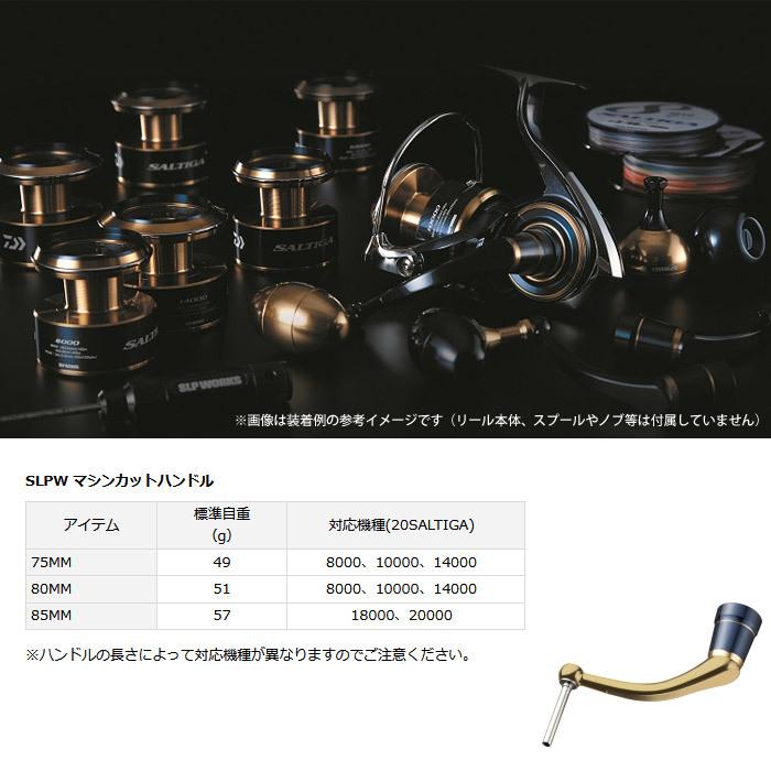 DAIWA（ダイワ） ○ダイワ SLPW(ワークス) マシンカットハンドル 75mm
