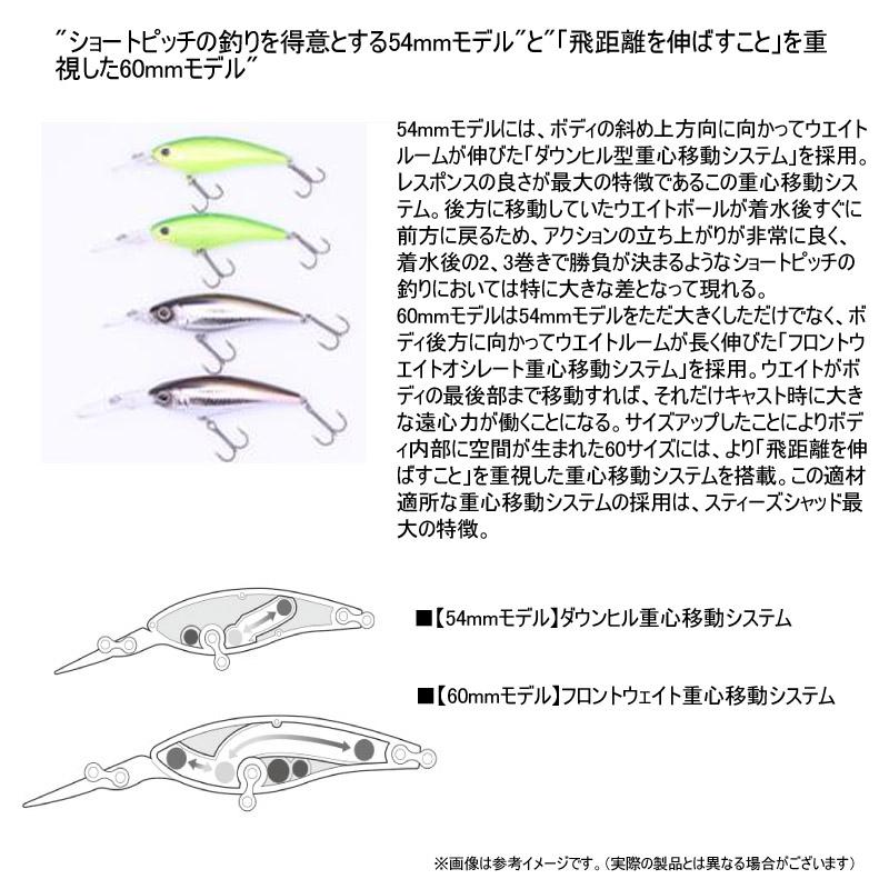 DAIWA（ダイワ） 【在庫限定25％OFF】ダイワ スティーズ シャッド 60SP