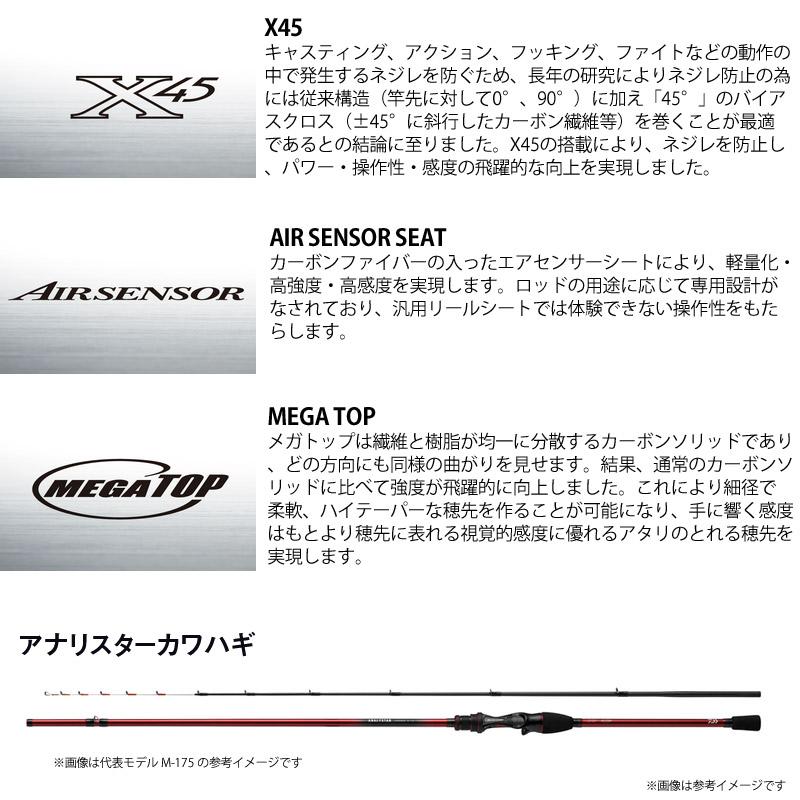 DAIWA（ダイワ） ○ダイワ アナリスターカワハギ M-175・K : 釣具の