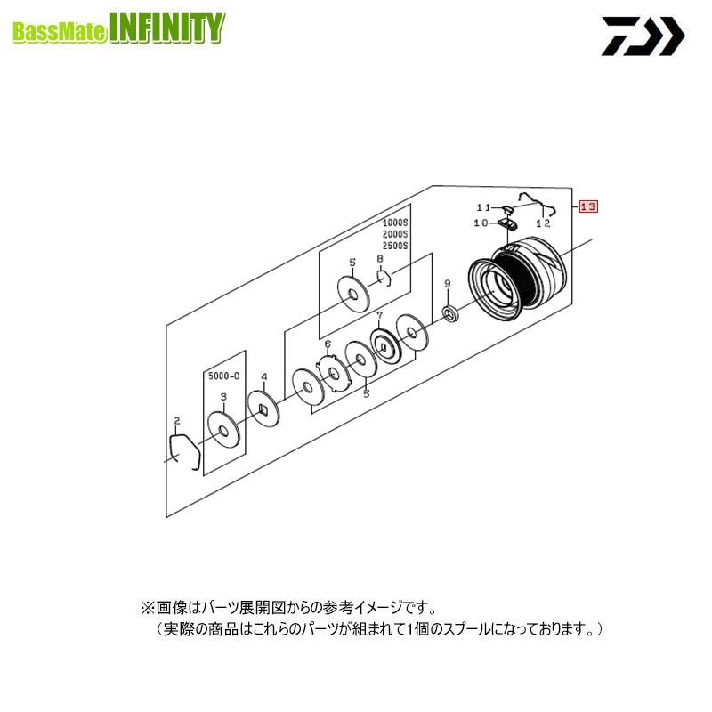 DAIWA（ダイワ） ○ダイワ 25 カルディア LT2500S(4550133442476)用