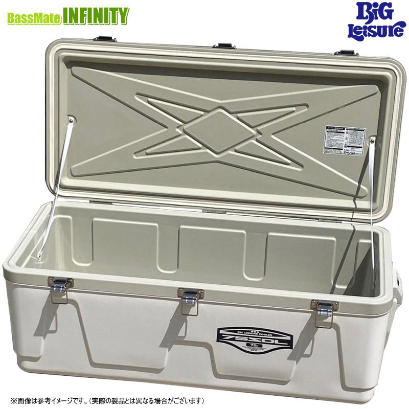 ○ビッグレジャークーラー 75L 保冷力抜群大容量クーラーボックス 