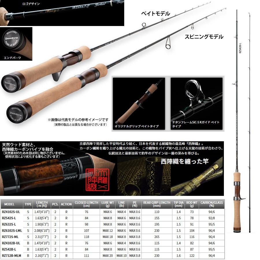 ○テンリュウ 天龍 レイズ RZ712B-MLM ベイトモデル : 釣具のバス