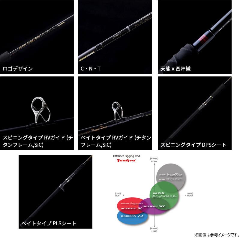 TENRYU ○テンリュウ 天龍 ジグザム ドラッグフォース JDF591B-G5/6