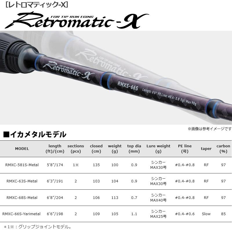 ●バレーヒル　レトロマティック-X イカメタルモデル RMXC-63S Metal ベイトモデル_1
