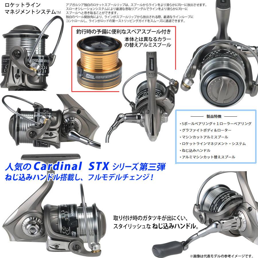 アブガルシアCARDINAL S2500Dスプール、ダブルハンドル 2点セット