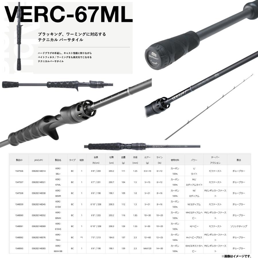 Abu Garcia（アブガルシア） ○アブガルシア Abu ベルサート VERC-67ML
