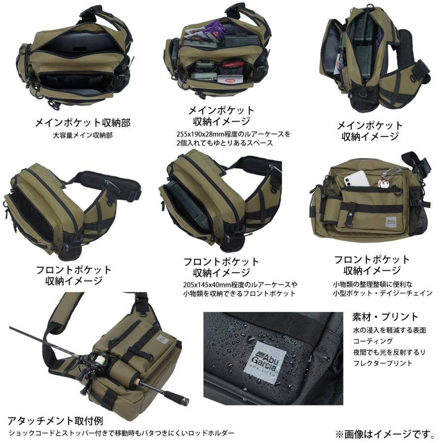 Daiwa ライフジャケット アブガシラ　ワンショルダーバッグ3 オリーブ Abu Garcia（アブガルシア） ○アブガルシア Abu ワンショルダーバッグ