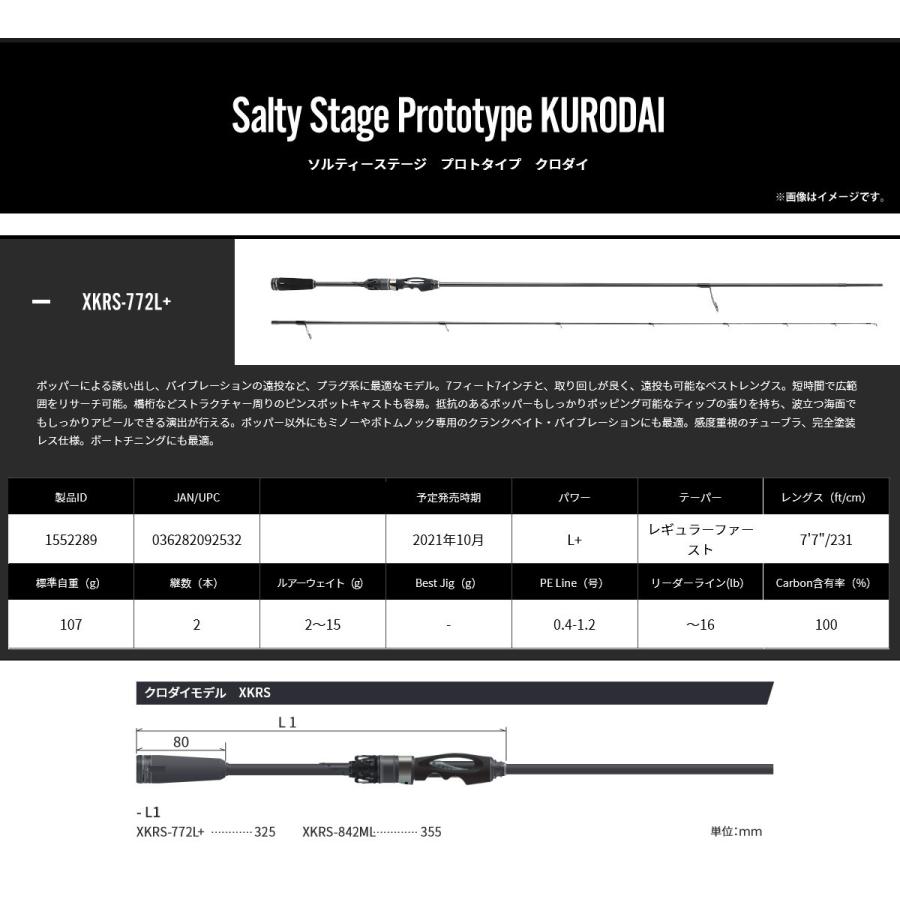 Abu Garcia ○アブガルシア ソルティーステージ プロトタイプ クロダイ 