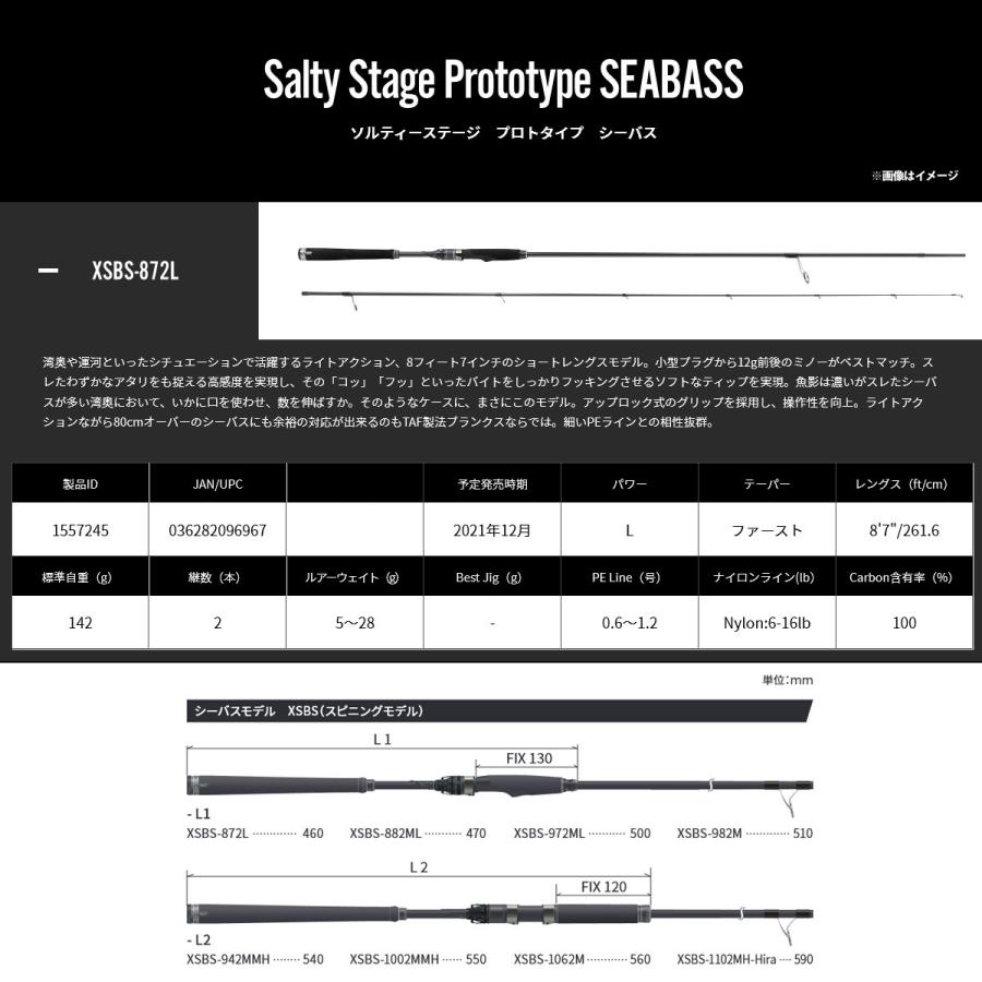 ●アブガルシア　ソルティーステージ プロトタイプ シーバス XSBS-872L (スピニングモデル)｜bass-infinity｜03