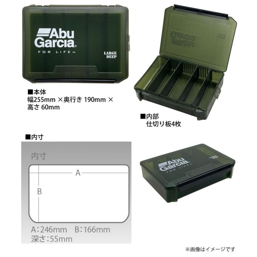 ●アブガルシア Abu ルアーケース ラージディープ VS-3020NDDM オリーブ 【まとめ送料割】|bass-infinity|02