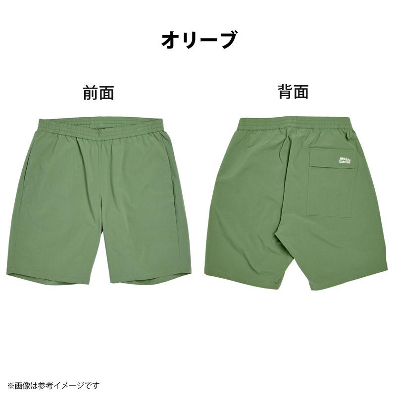 ●アブガルシア Abu　ウォーターレジスタントフィッシングショートパンツ (オリーブ) 【まとめ送料割】 【メール便配送可】_1