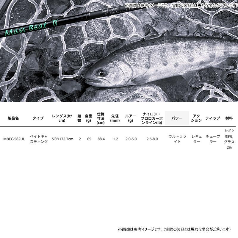 MassBeat ○アブガルシア Abu マスビート4 MBEC-582UL (ベイトモデル