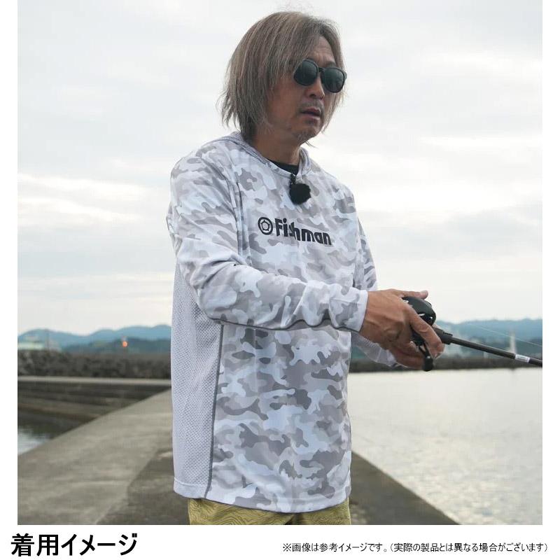 Fishman ドライフーディー　ホワイト L（実際はXLサイズです） Fishman ○Fishman フィッシュマン ドライフーディー （ホワイト
