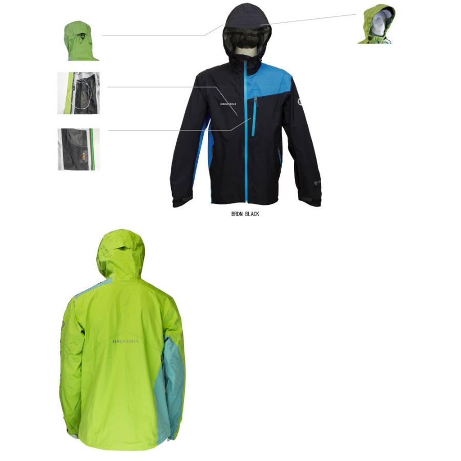 BREADEN（ブリーデン） ○ブリーデン レインジャケット フーディ eVent