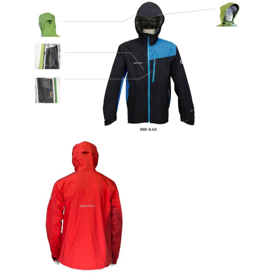 BREADEN（ブリーデン） ○ブリーデン レインジャケット フーディ eVent