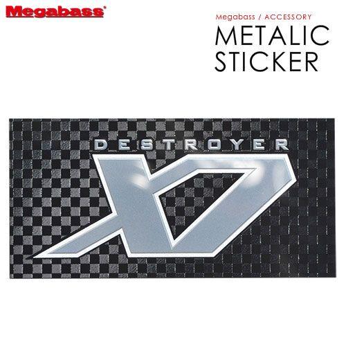 Megabass（メガバス） ○メガバス メタリックステッカー X7 (10cm