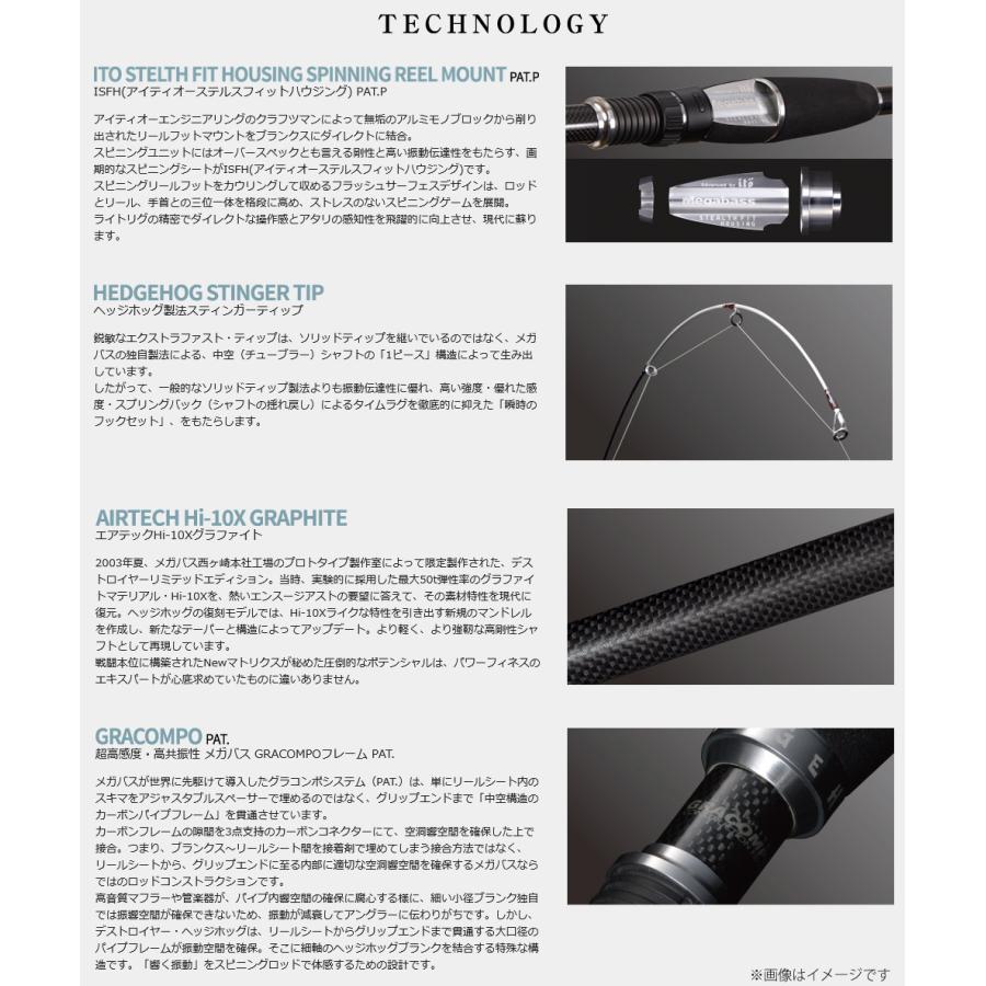 Megabass（メガバス） ○メガバス デストロイヤー ヘッジホッグ (BLACK