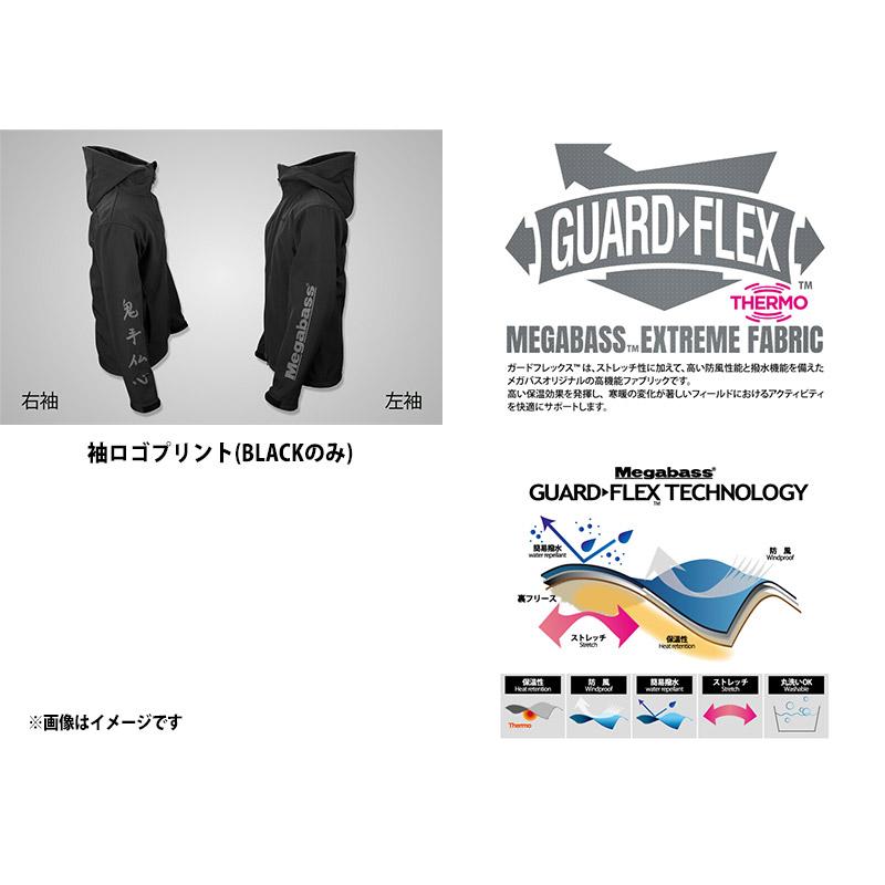 Megabass（メガバス） ○メガバス ブローアタックフーディー ブラック