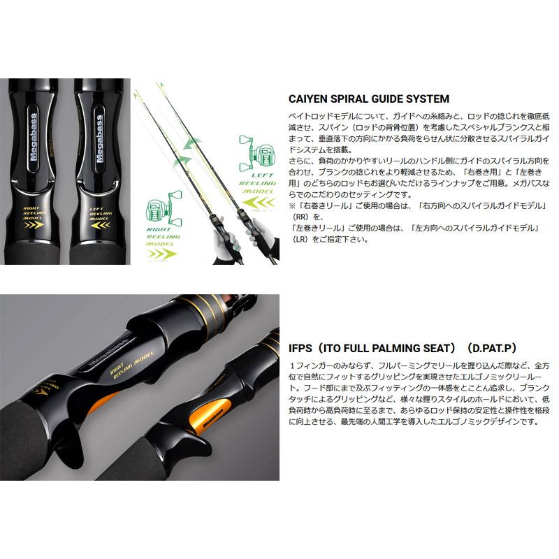 さ*な様 メガバス左巻ベイトリールNO2 ベイトキャスティング