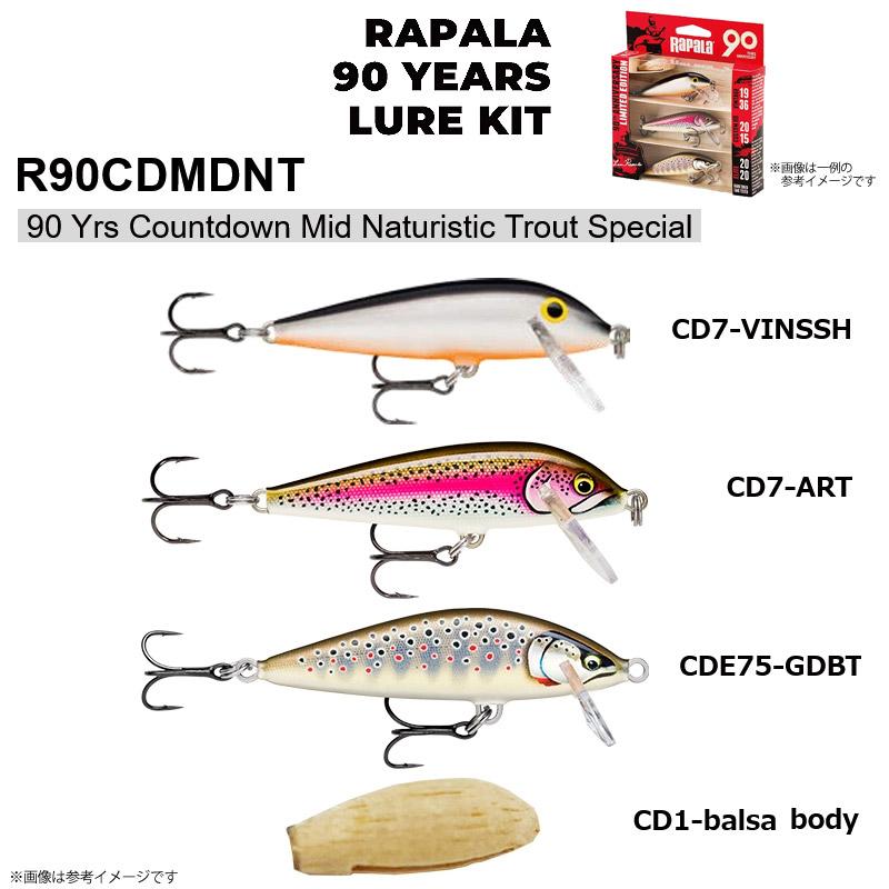 RaPaLa（ラパラ） 90周年記念 ルアーキット R90CDMDNT (Countdown Mid