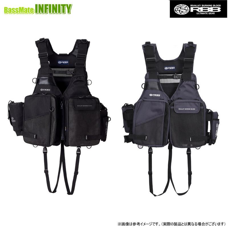 双進　RBB ビッグベイトゲームベスト フルブラック　付属品多数 Rivalley（リバレイ） ○双進 RBB ビッグベイトゲームベスト 【まとめ