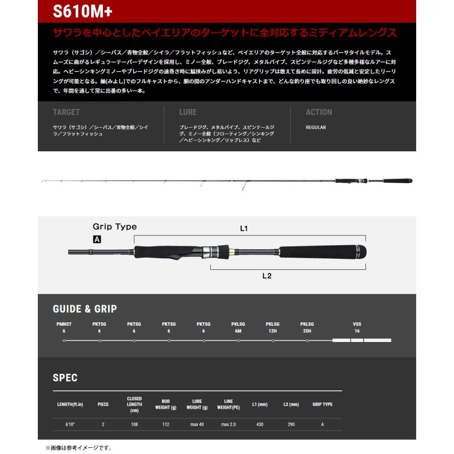 ●テイルウォーク　ボートゲーマーSSD S610M＋ (スピニングモデル)【22sr】 tailwalk（テイルウォーク） ○テイルウォーク ボートゲーマーSSD