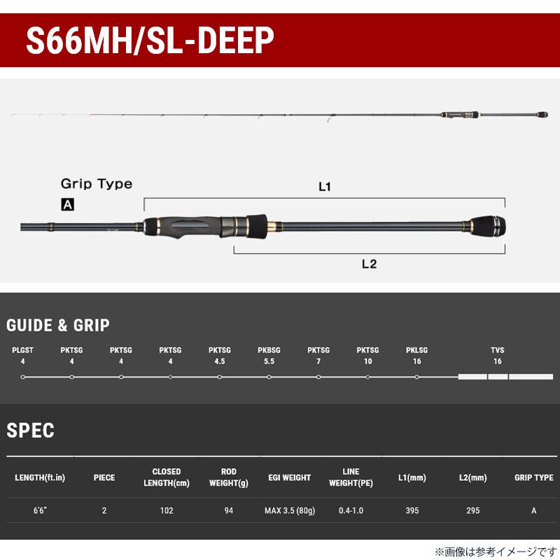 ●テイルウォーク　ティップバン SSD S66MH/SL-DEEP(スピニングモデル)｜bass-infinity｜02