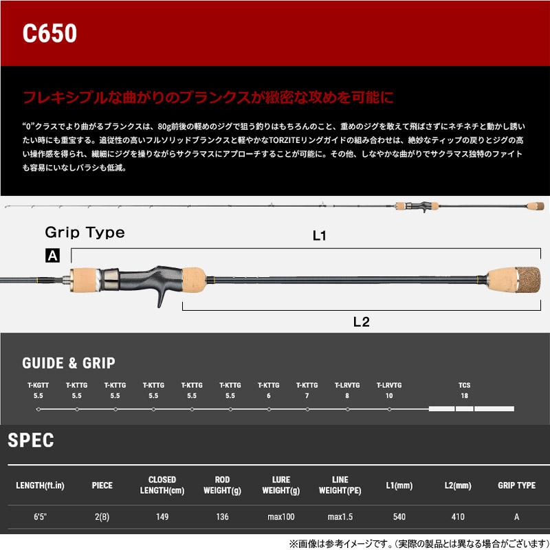 tailwalk（テイルウォーク） ○テイルウォーク サクラマスジグ TZ C650