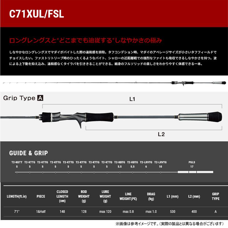 ○テイルウォーク タイゲーム TZ 22モデル C60XUL/FSL (ベイトモデル