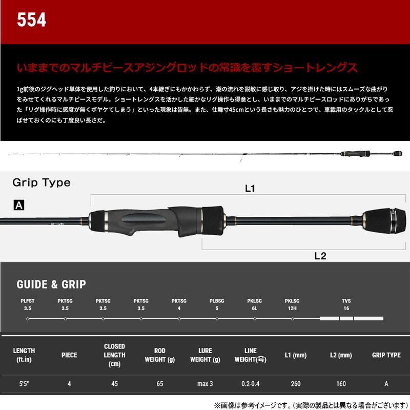 ●テイルウォーク　アジスト SSD 554 【まとめ送料割】｜bass-infinity｜02