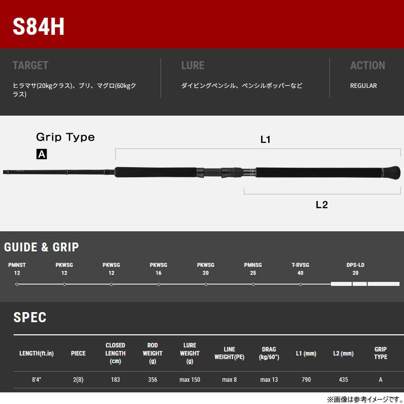 ●テイルウォーク　スプリントスティック SSD キャスティンブースター S84H_1