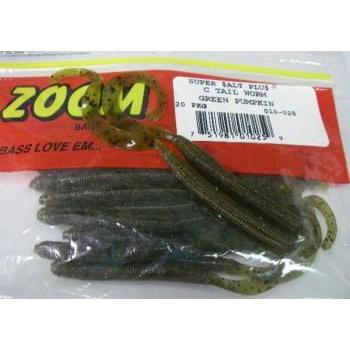 ZBC ズームワーム C-TAIL WORM カーリーテールワーム ＃010-025 GREEN