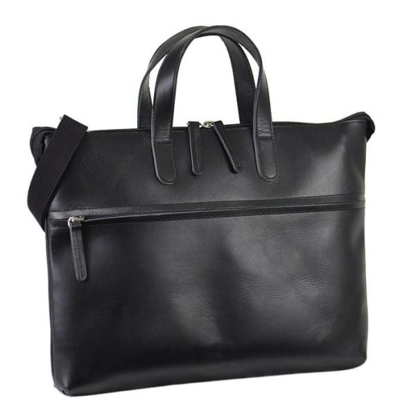 SADDLE（サドル） A4薄マチ2WAY牛革横型バッグ : BagShop BASTTA