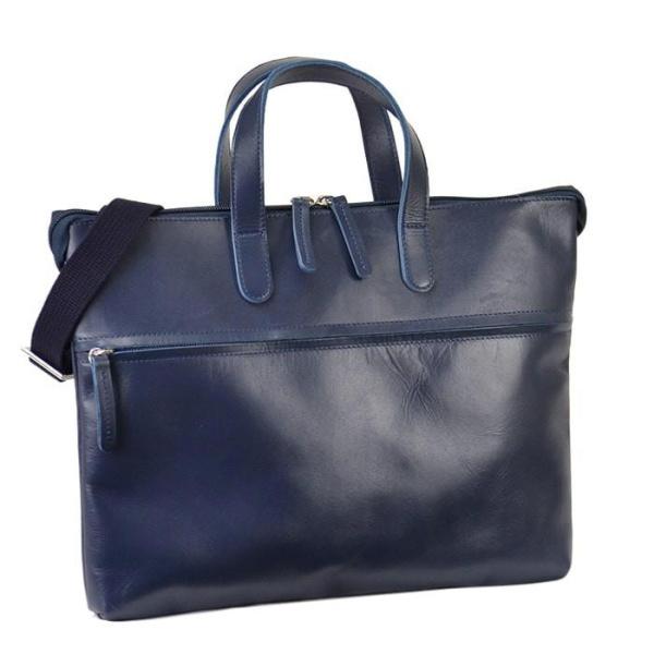 SADDLE（サドル） A4薄マチ2WAY牛革横型バッグ : BagShop BASTTA
