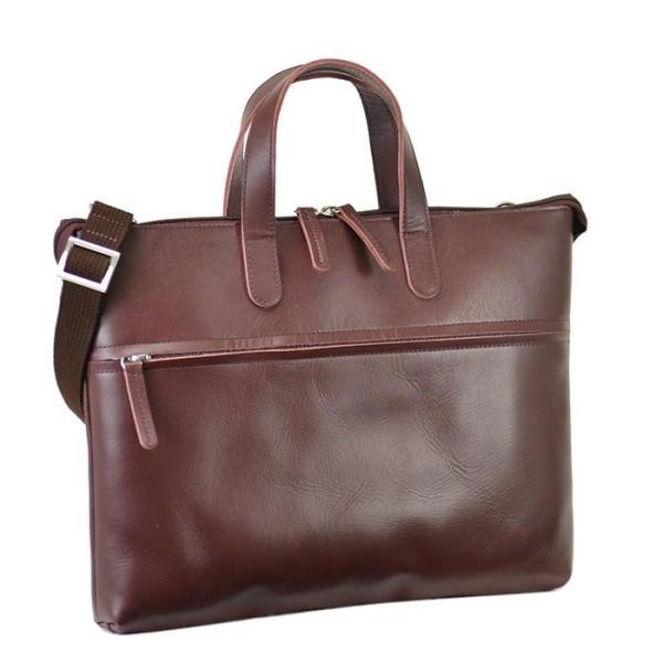 SADDLE（サドル） A4薄マチ2WAY牛革横型バッグ : BagShop BASTTA