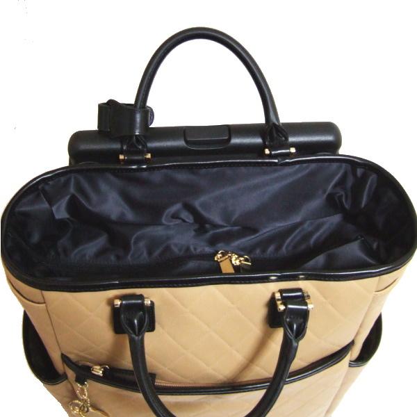 キルティングトートキャリーL ベージュ スワニー アウトレット