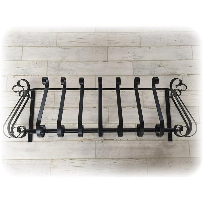 【日本製】フラワーバルコニーＳ910mm【ロートアイアン：在庫】屋外用錆止め：溶融亜鉛メッキ加工：フラワーボックス 花台　プランター |  | 01