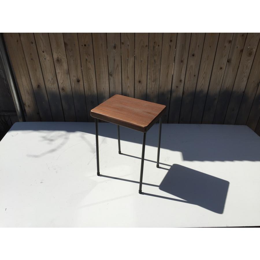 鉄職人の椅子】素朴な鉄脚Miniスツール4台セットアイアン】高さ