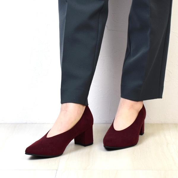 痛くない パンプス  ポインテッドトゥ 旅行 オフィス 疲れにくい  歩きやすい 履きやすい 日本 029253 クロールバリエ シンプル エレガント※返品・交換不可※ | COULEUR VARIE | 14