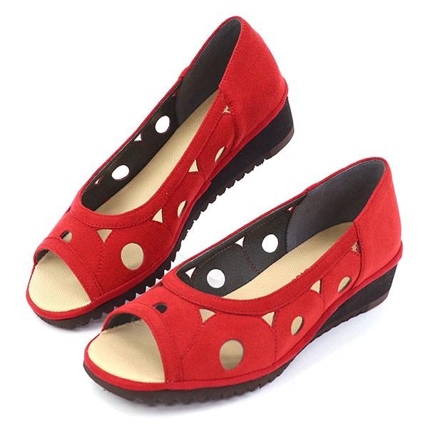 パンプス 痛くない つま先 なし 幅広 甲高 外反母趾 靴 洗える 大きいサイズ 小さいサイズ クロールバリエ 074206※返品・交換不可 | COULEUR VARIE | 05