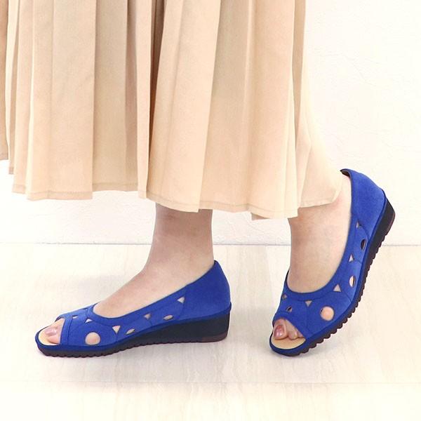 パンプス 痛くない つま先 なし 幅広 甲高 外反母趾 靴 洗える 大きいサイズ 小さいサイズ クロールバリエ 074206※返品・交換不可 | COULEUR VARIE | 08