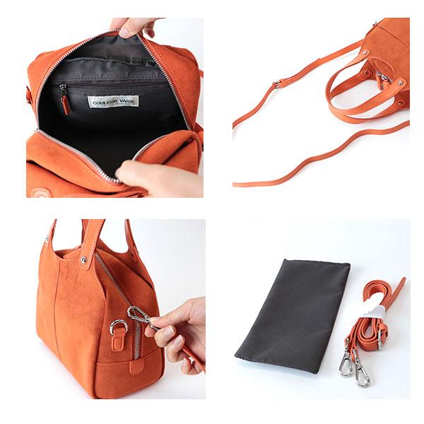 バッグ 洗える 軽量 収納 ハンドバッグ ショルダーバッグ 2way ポケット 大人 人気 旅行 小さめ 鞄 カバン おしゃれ  かわいい ランチ クロールバリエ 10045y | COULEUR VARIE | 12