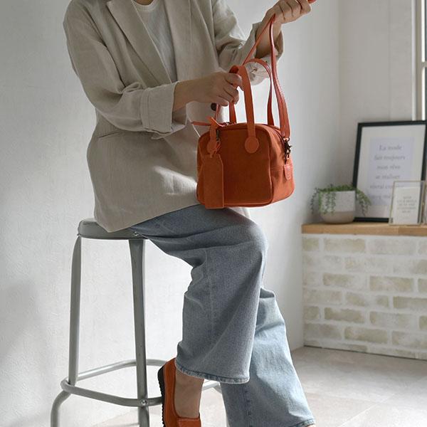 ハンドバッグ 2way バッグ ショルダーバッグ  斜めがけ キューブバッグ ミニバッグ お財布バッグ ランチ クロールバリエ No.10063※返品・交換不可 | COULEUR VARIE | 04