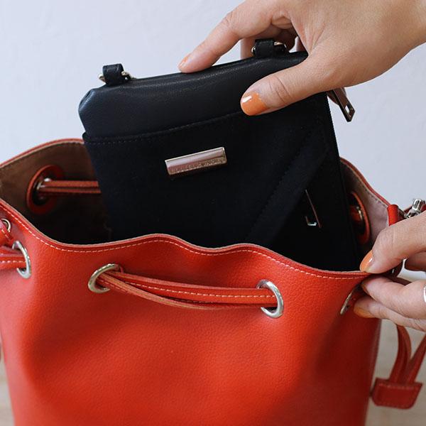 2way ショルダーバッグ スマホバッグ  スマホポシェット お財布バッグ  軽量  かわいい カジュアル 柄 シンプル 無地 No.10064 クロールバリエ※返品・交換不可 | COULEUR VARIE | 11