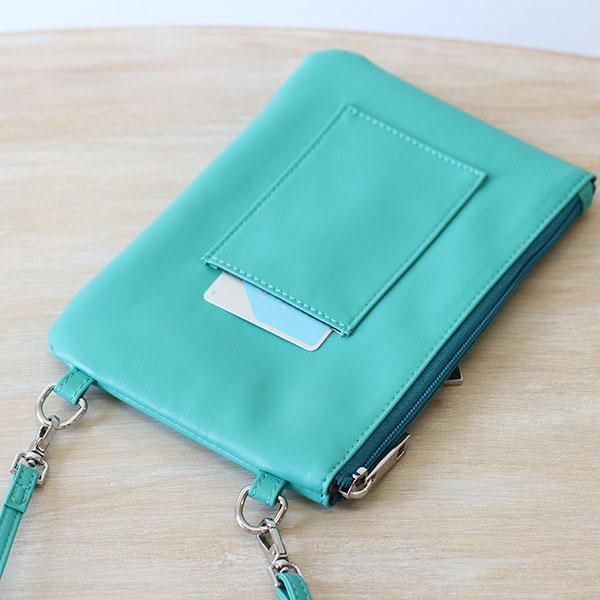 2way ショルダーバッグ スマホバッグ  スマホポシェット お財布バッグ  軽量  かわいい カジュアル 柄 シンプル 無地 No.10064 クロールバリエ※返品・交換不可 | COULEUR VARIE | 08