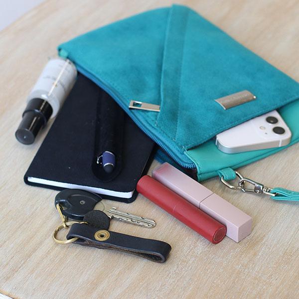 2way ショルダーバッグ スマホバッグ  スマホポシェット お財布バッグ  軽量  かわいい カジュアル 柄 シンプル 無地 No.10064 クロールバリエ※返品・交換不可 | COULEUR VARIE | 09