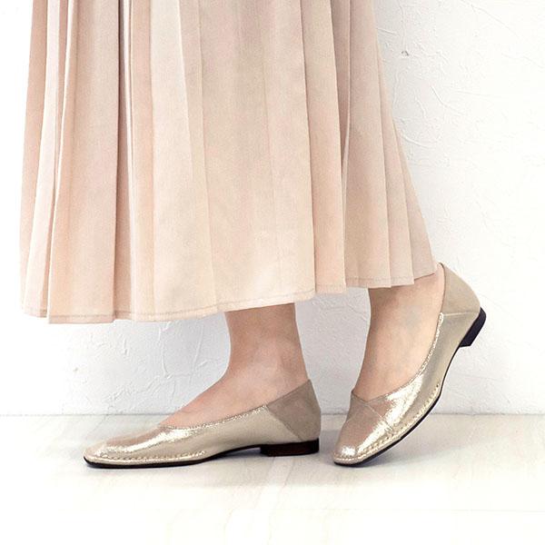 パンプス 2WAY バブーシュ ローヒールパンプス 柔らか 洗える 旅行 疲れない 社内履き クロールバリエ No.129201 SALE セール ※交換返品不可 | COULEUR VARIE | 10