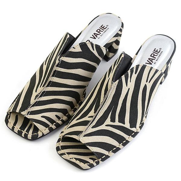 ミュール サンダル Vカット ローヒール 痛くない 柔らかい 洗える レディース クロールバリエ No.129202 ※SALE セール 交換返品不可 | COULEUR VARIE | 04